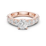 Gold Ring DDLR-654, Rose Gold