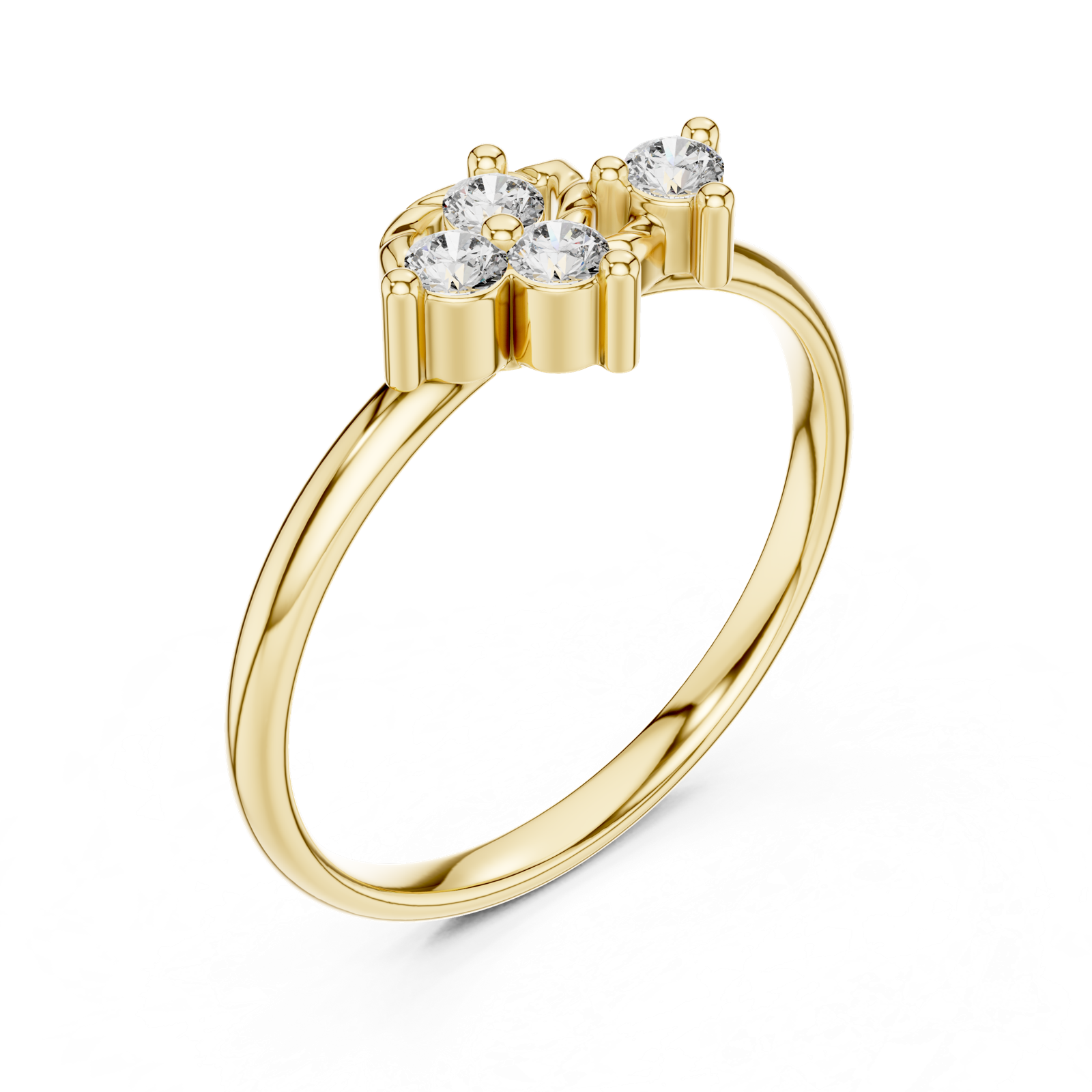 Gold Ring 1 (358), Yellow Gold, view 2
