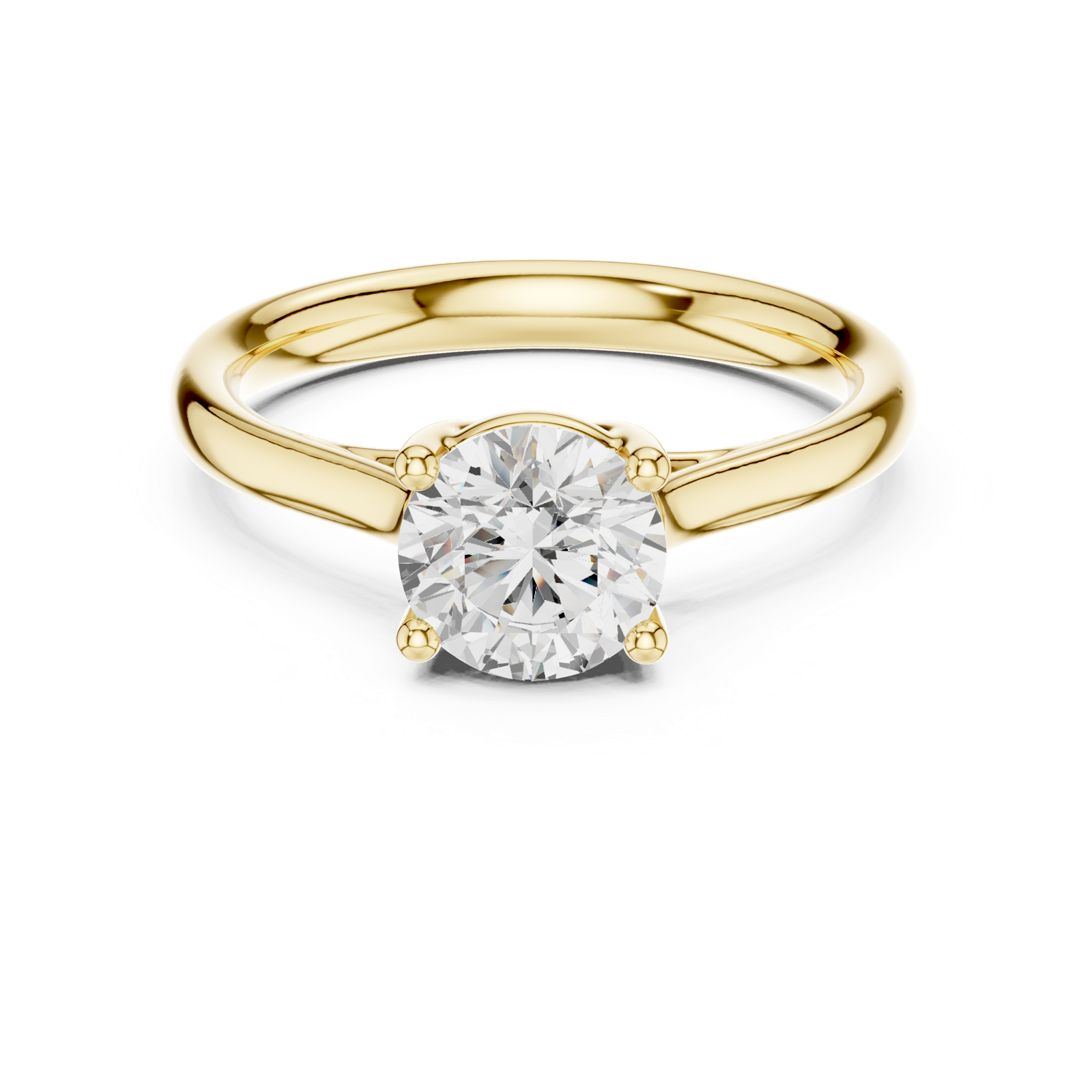Gold Ring DDLR-633, Yellow Gold