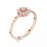 Gold Ring LR-01 (98), Rose Gold, view 2