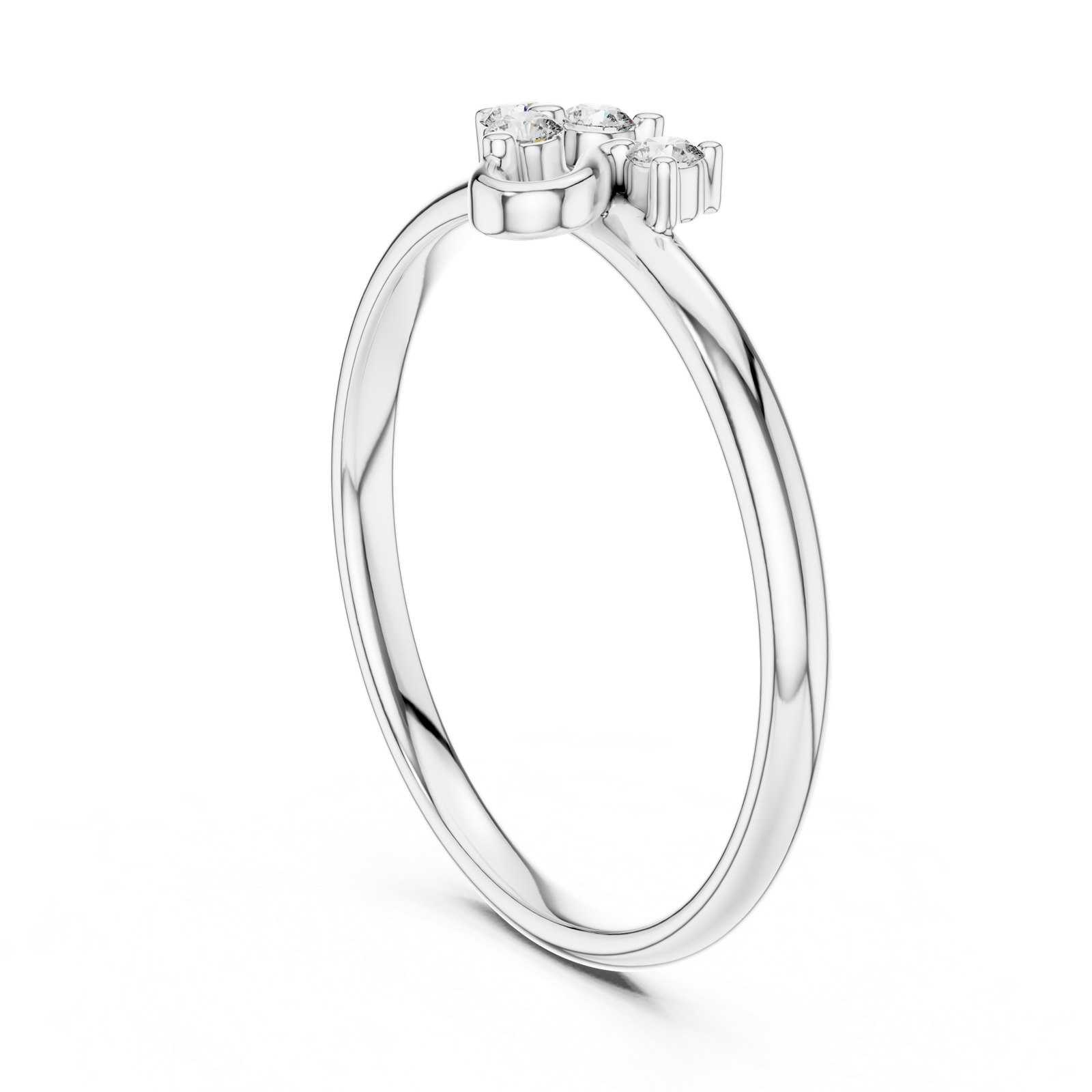 Gold Ring 1 (360), White Gold