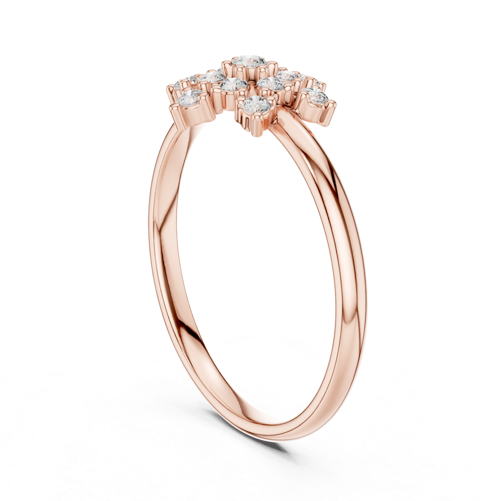 Gold Ring 1 (346), Rose Gold, view 1
