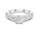 Gold Ring DDLR-655, White Gold, view 4