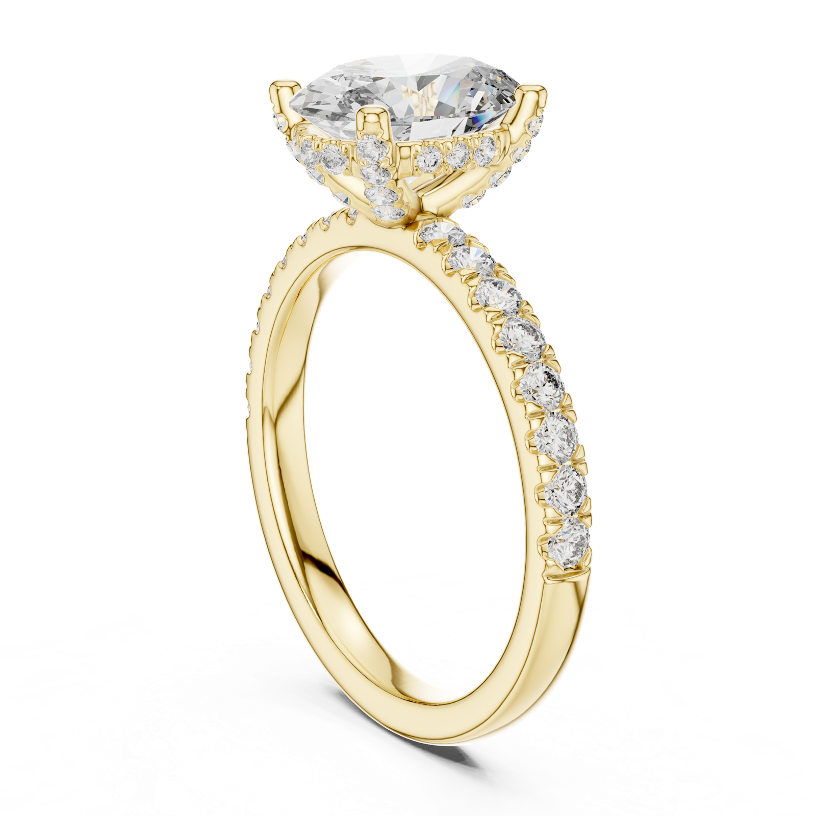 Gold Ring DDLR-161, Yellow Gold