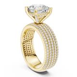 Gold Ring DDLR-1022, Yellow Gold, view 1