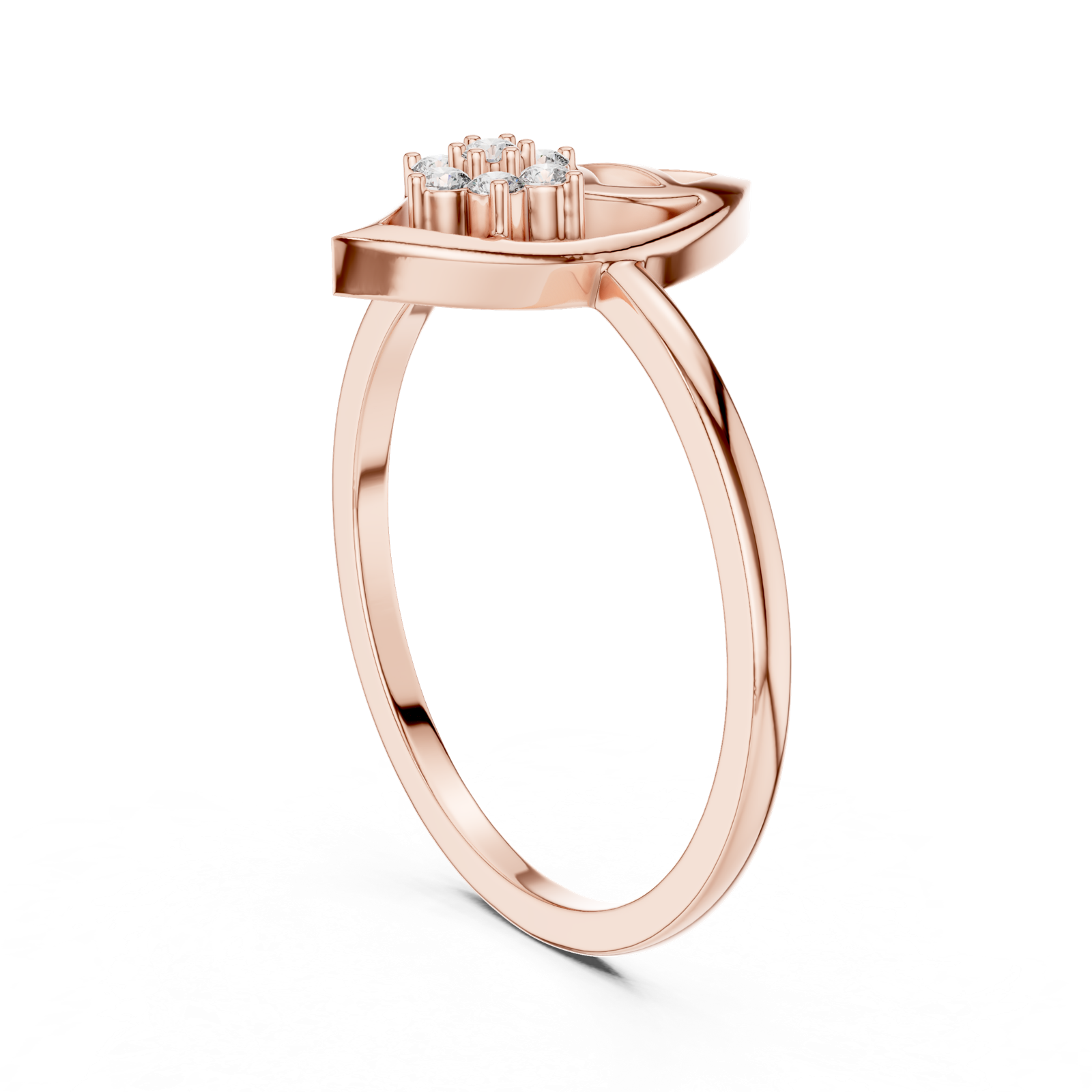 Gold Ring DR-6249, Rose Gold
