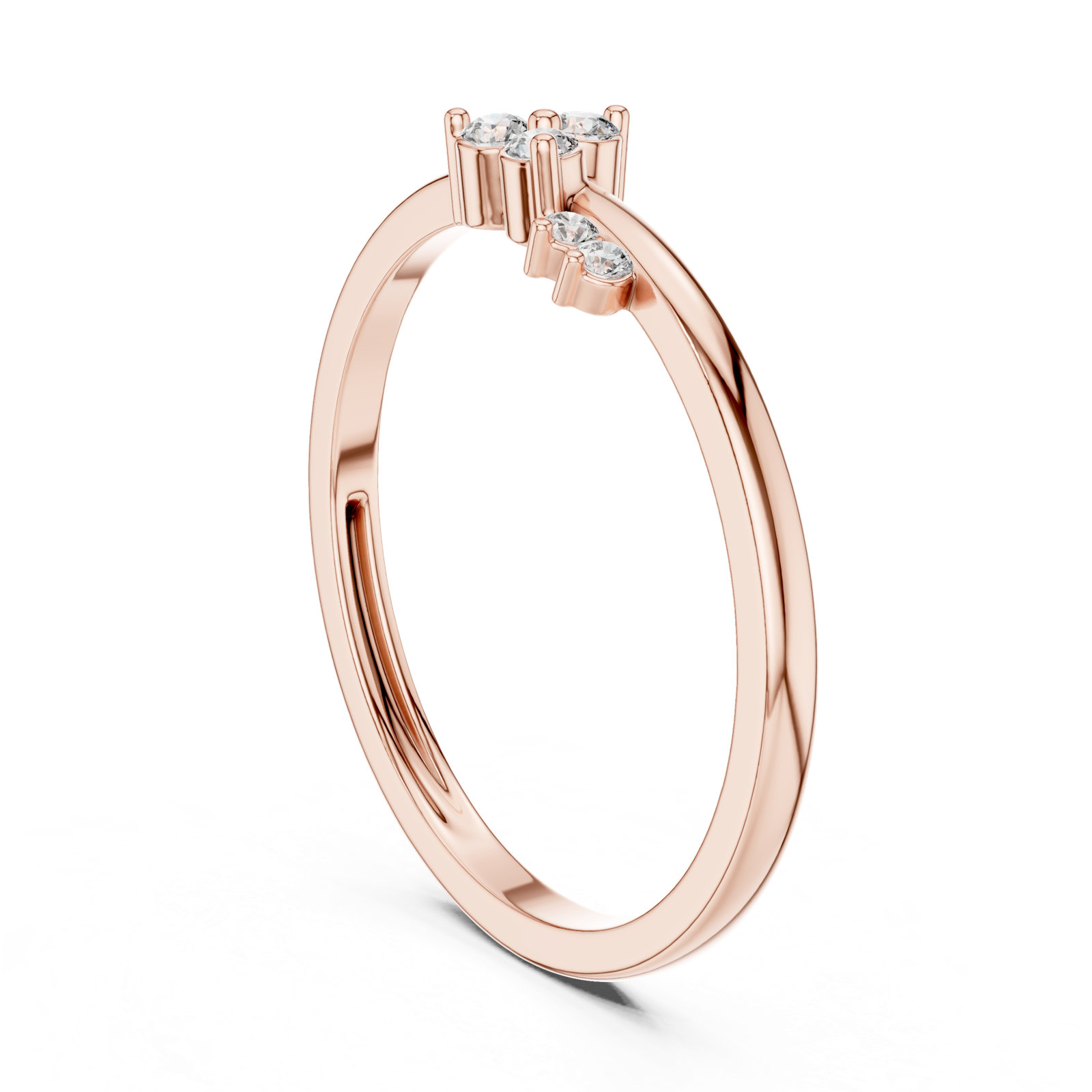 Gold Ring LR-01 (95), Rose Gold