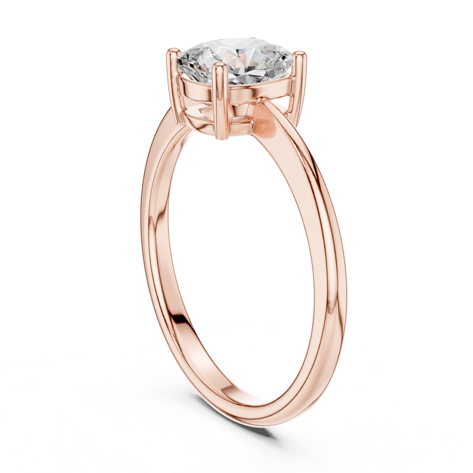 Gold Ring DDLR-501, Rose Gold
