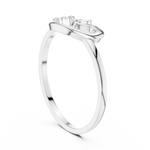 Gold Ring DR-6209, White Gold, view 1
