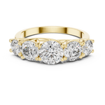 Gold Ring ALR-70, Yellow Gold, view 4