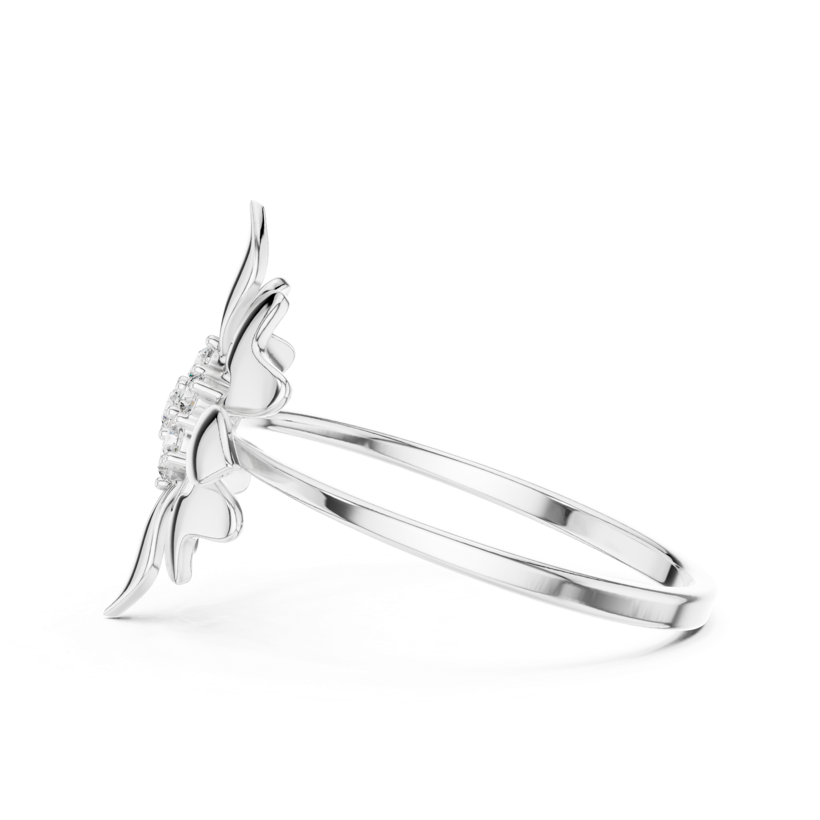 Gold Ring 1 (175), White Gold, view 3