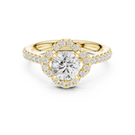 Gold Ring DDLR-670, Yellow Gold, view 4