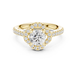 Gold Ring DDLR-670, Yellow Gold, view 4