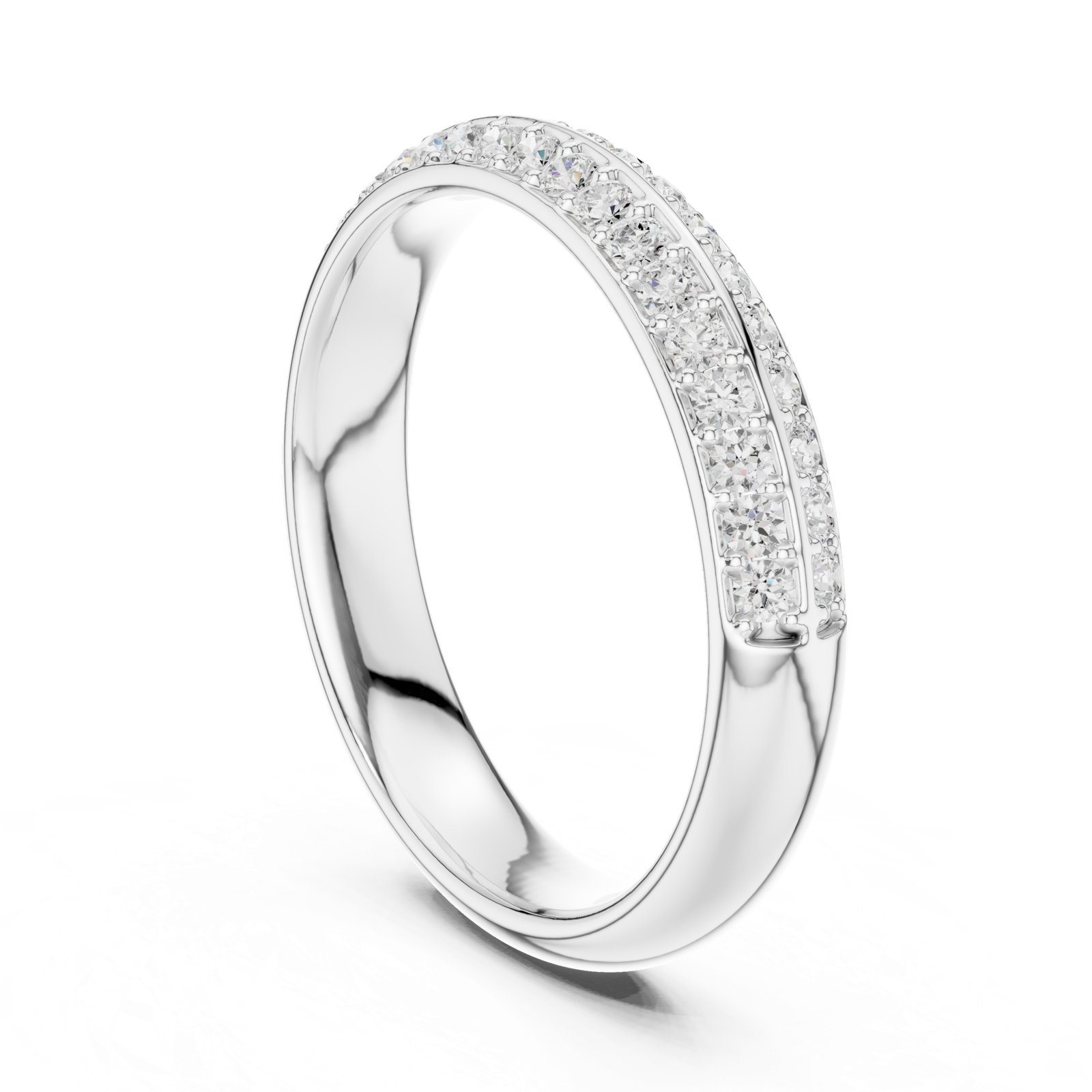 Gold Ring DDLR-575, White Gold