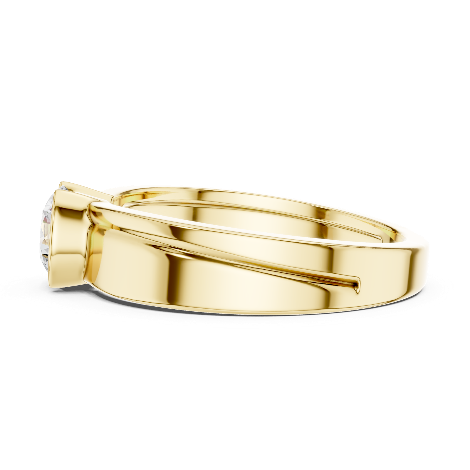 Gold Ring SBMR(44), Yellow Gold, view 3