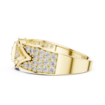Gold Ring LR-01 (24), Yellow Gold, view 3