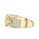 Gold Ring LR-01 (24), Yellow Gold, view 3