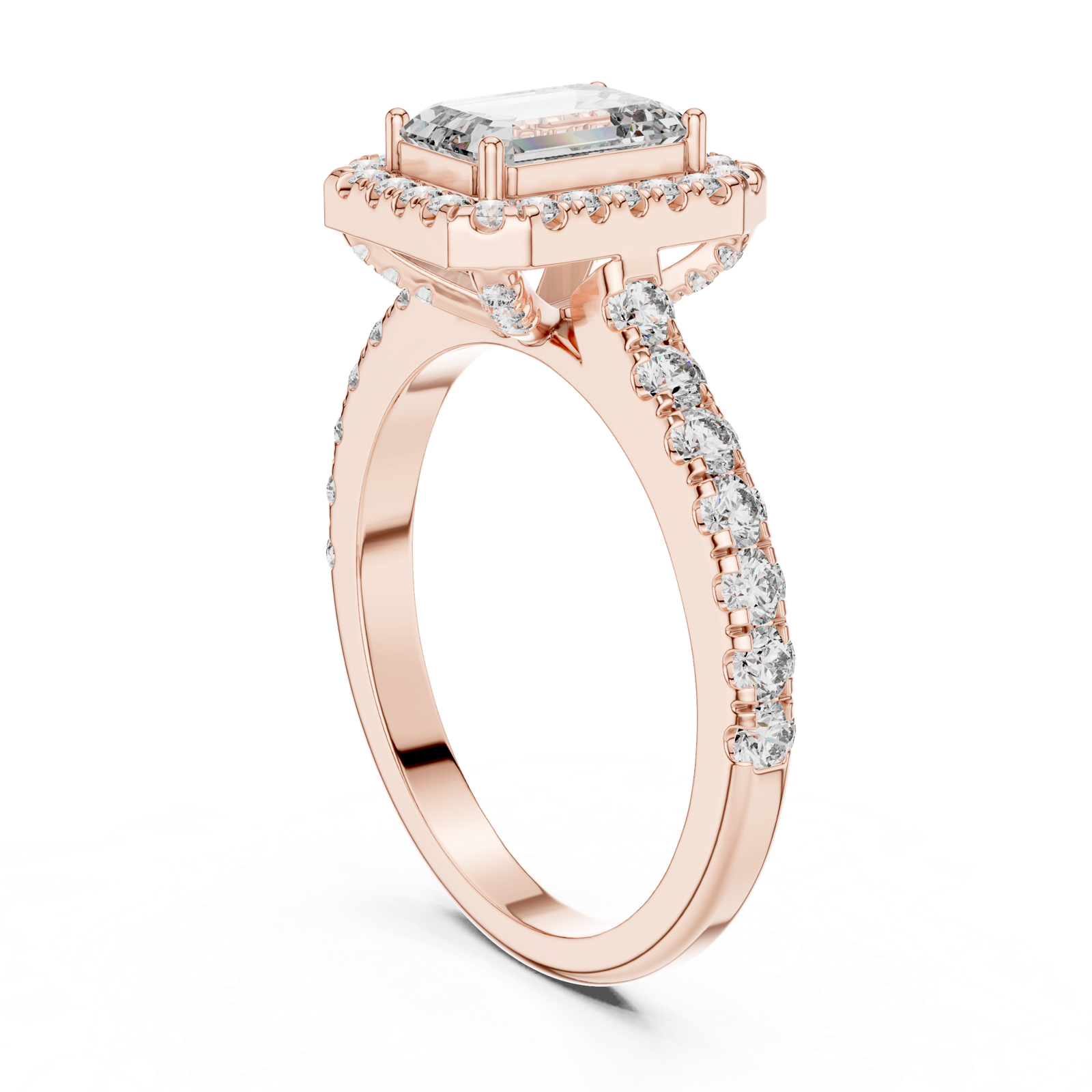 Gold Ring LR-0058, Rose Gold, view 1