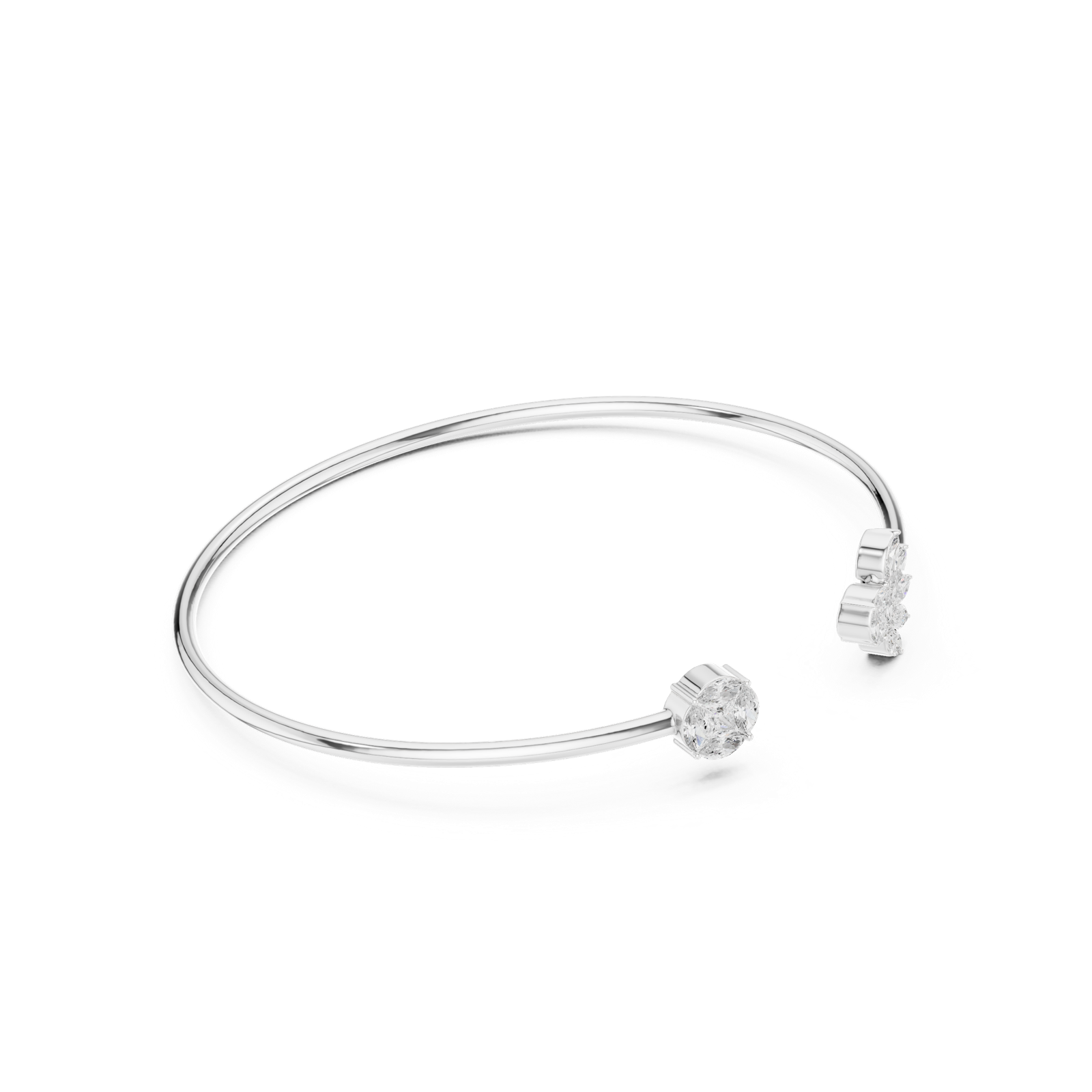 Gold Bracelet SBWB (15), White Gold, view 1