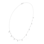 Gold Necklace SBWN (21), White Gold, view 1