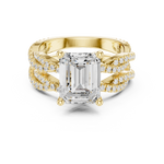 Gold Ring DDLR-300, Yellow Gold, view 4
