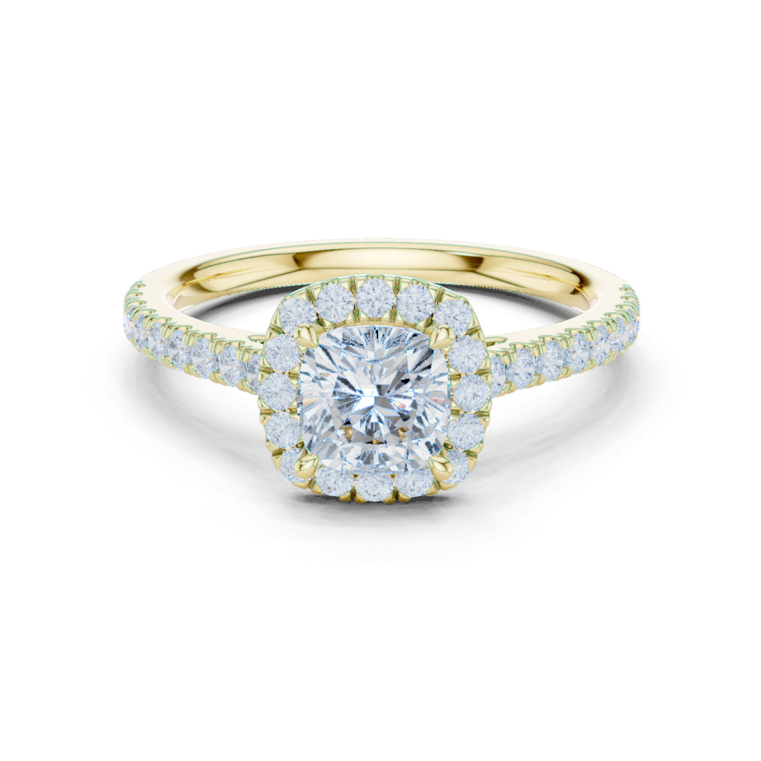 Gold Ring DDLR-917, Yellow Gold