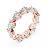 Gold Ring DDLR-001, Rose Gold, view 2