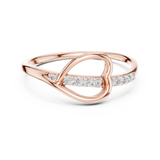 Gold Ring 12-10026@L, Rose Gold
