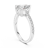 Gold Ring DDLR-039, White Gold, view 1