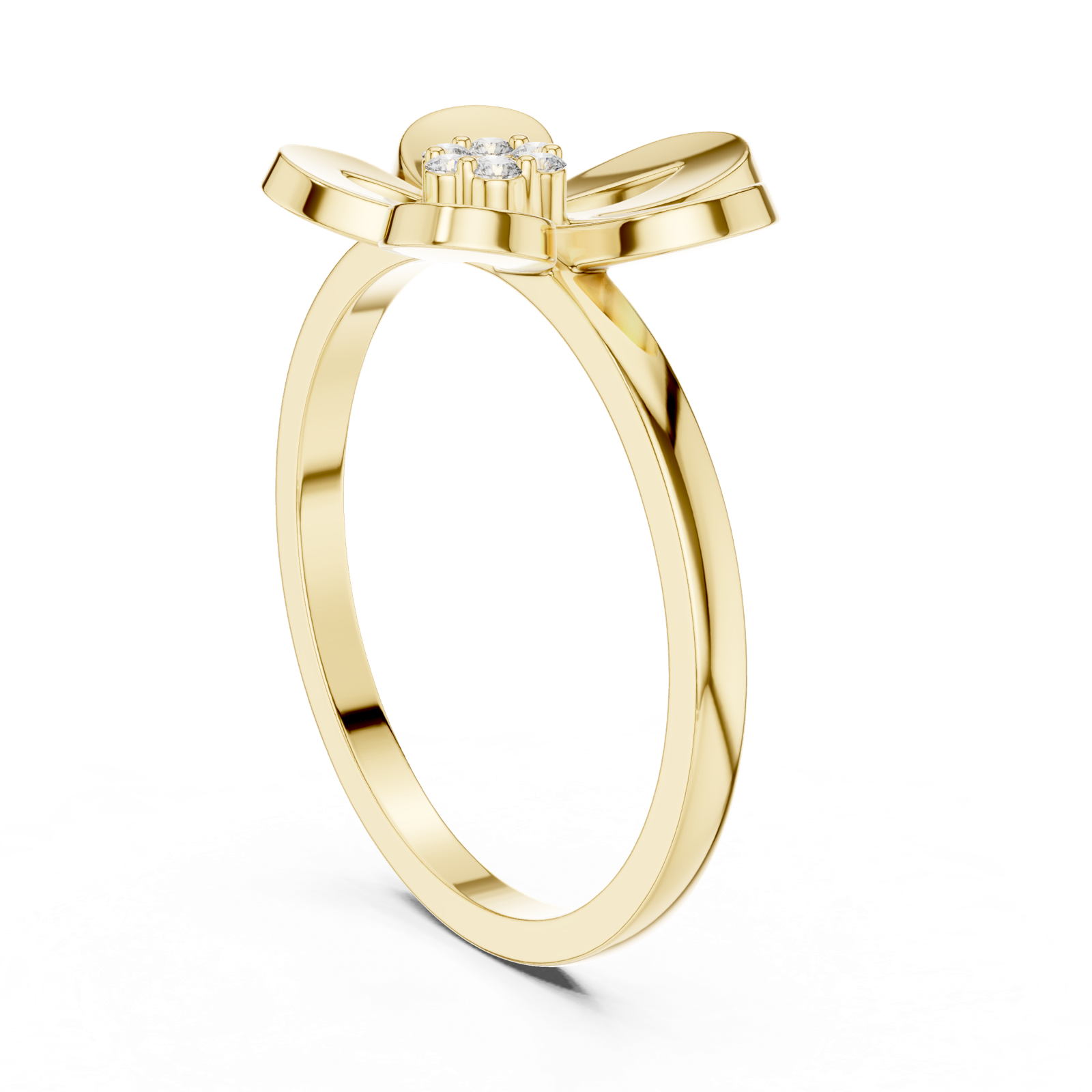 Gold Ring DR-6202, Yellow Gold, view 1