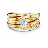 Gold Men's Ring GGR-0020, Yellow Gold, view 4