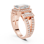 Gold Ring DDLR-266, Rose Gold, view 1