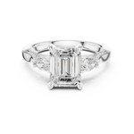 Gold Ring DDLR-1041, White Gold, view 4