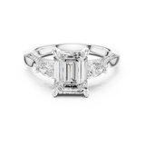 Gold Ring DDLR-1041, White Gold, view 4