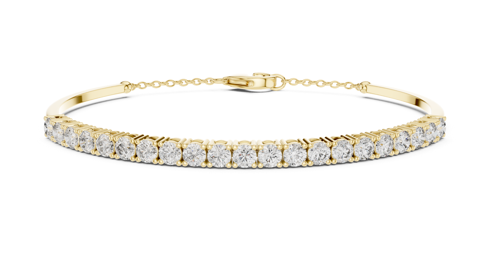 Gold Bracelet GLBR-0010, Yellow Gold, view 4