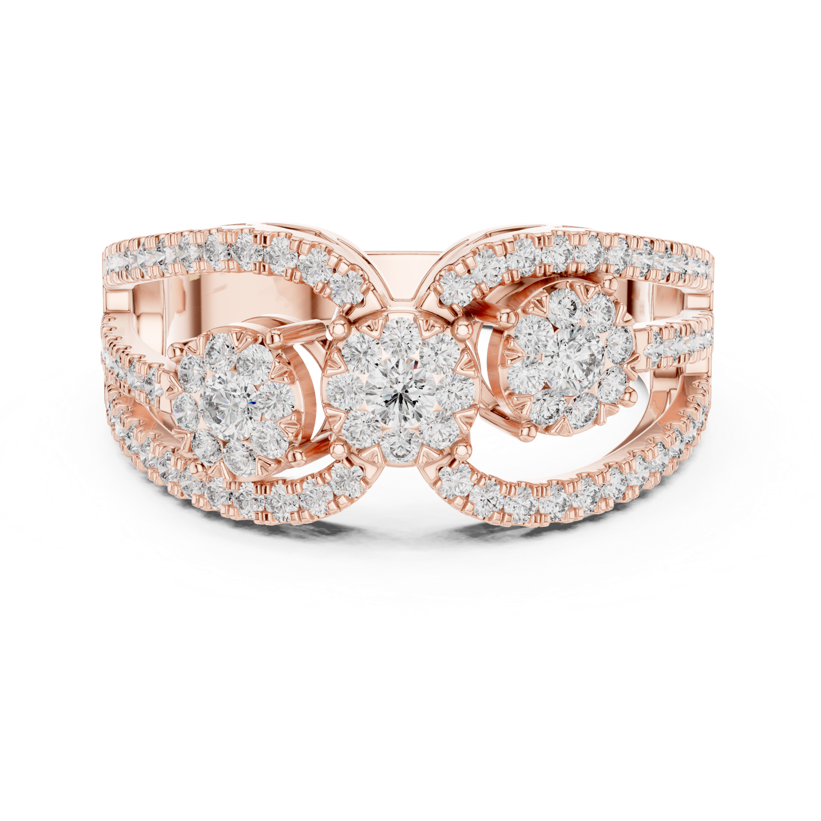 Gold Ring 19-120004L, Rose Gold, view 4