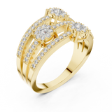 Gold Ring 19-120020L, Yellow Gold, view 2
