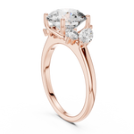 Gold Ring DDLR-074, Rose Gold, view 1