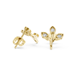Gold Earrings 9-10093E, Yellow Gold