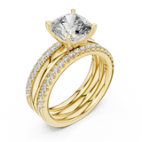 Gold Ring L03-1053, Yellow Gold, view 2