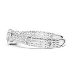 Gold Ring DDLR-810, White Gold, view 3