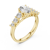 Gold Ring DDLR-704, Yellow Gold, view 2