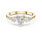 Gold Ring HLR-234, Yellow Gold, view 4
