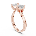 Gold Ring DDLR-489, Rose Gold