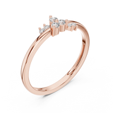 Gold Ring LR-01 (95), Rose Gold, view 2