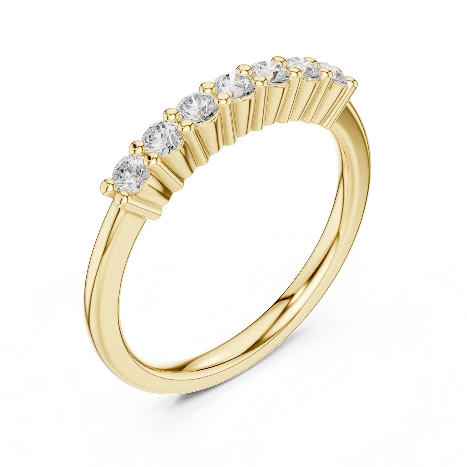 Gold Ring DDLR-618, Yellow Gold, view 2