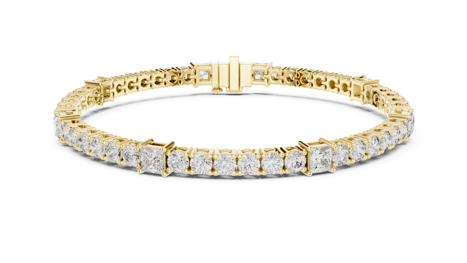 Gold Bracelet GLBR-0014, Yellow Gold, view 4