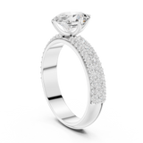 Gold Ring DDLR-1051, White Gold