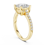 Gold Ring DDLR-880, Yellow Gold, view 1