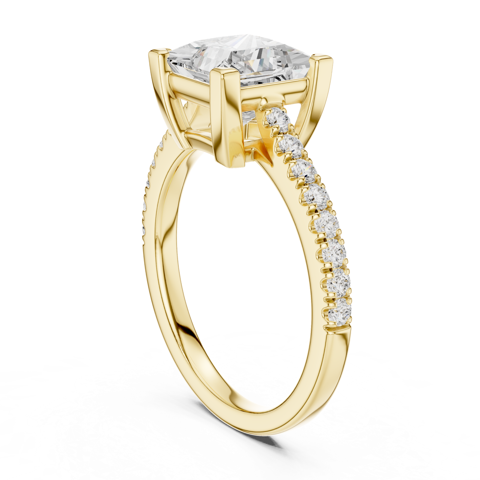 Gold Ring DDLR-880, Yellow Gold, view 1